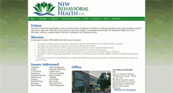 Desktop Screenshot of newbehavioralhealth.com