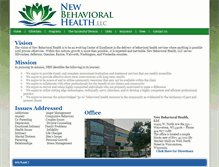 Tablet Screenshot of newbehavioralhealth.com